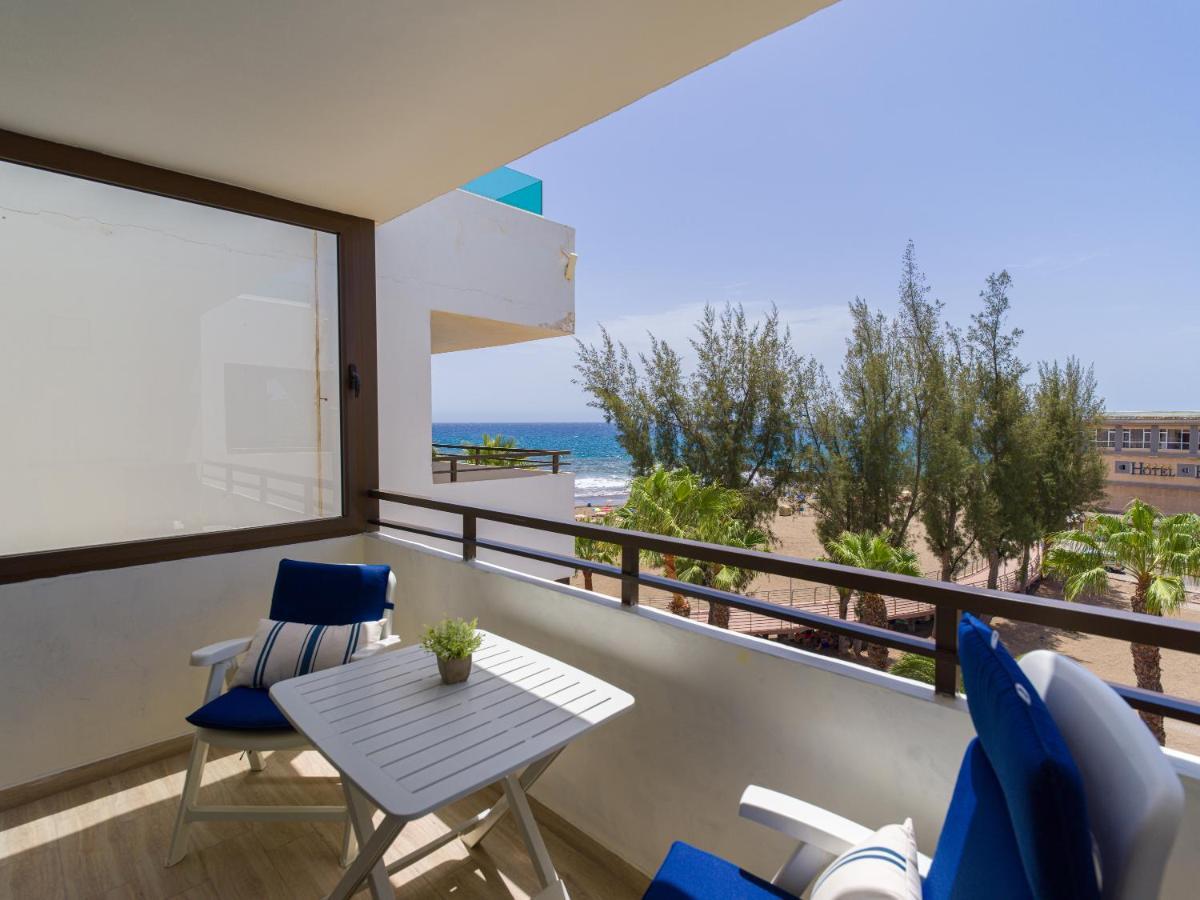 Precioso Apartamento En 1ª Linea De Mar San Agustín Zewnętrze zdjęcie