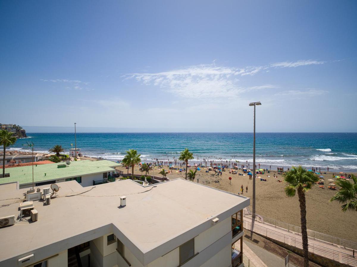 Precioso Apartamento En 1ª Linea De Mar San Agustín Zewnętrze zdjęcie